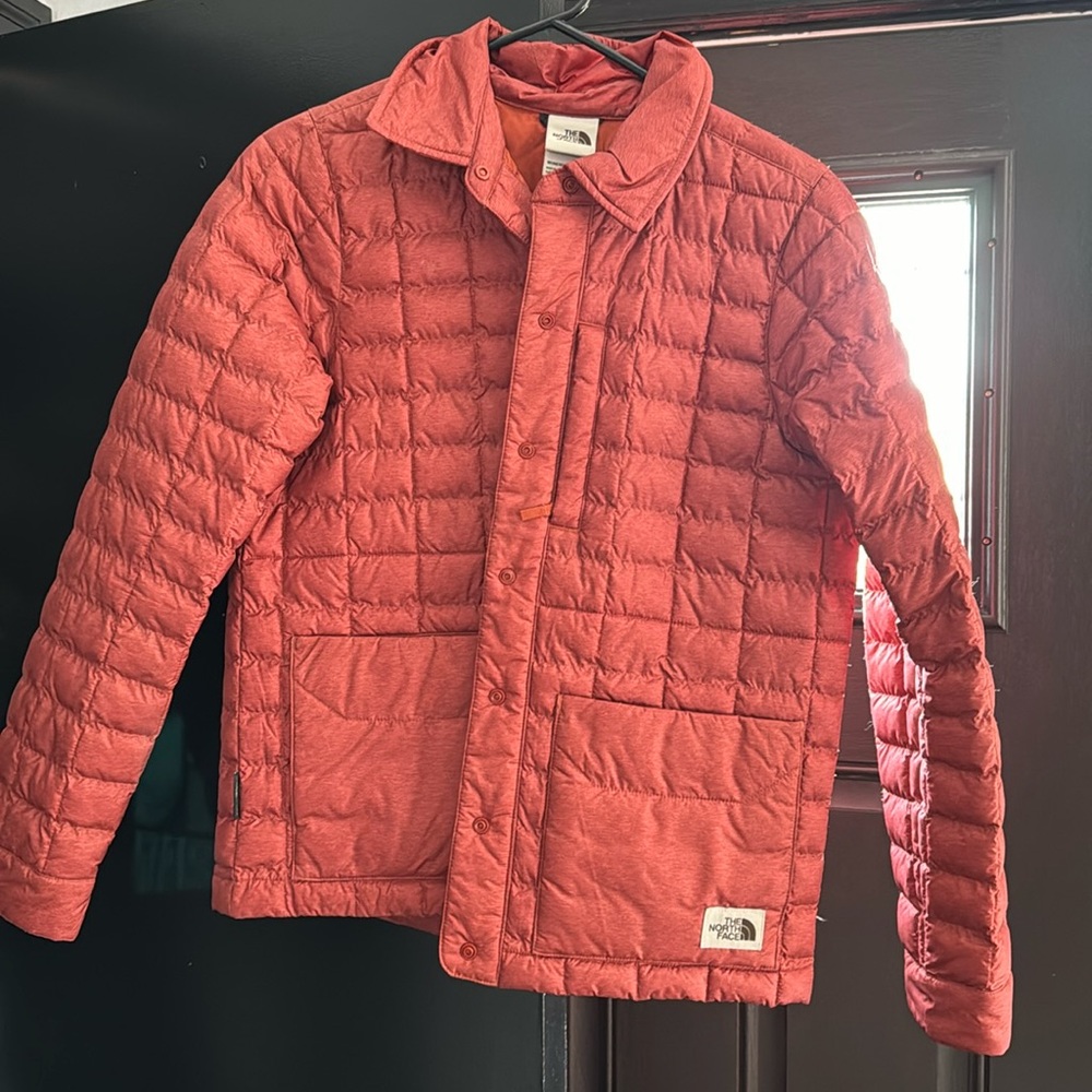 North Face Puffer Jacket Button Up - image 1